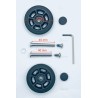 Roulette double (55mm x 13mm x2) adaptable