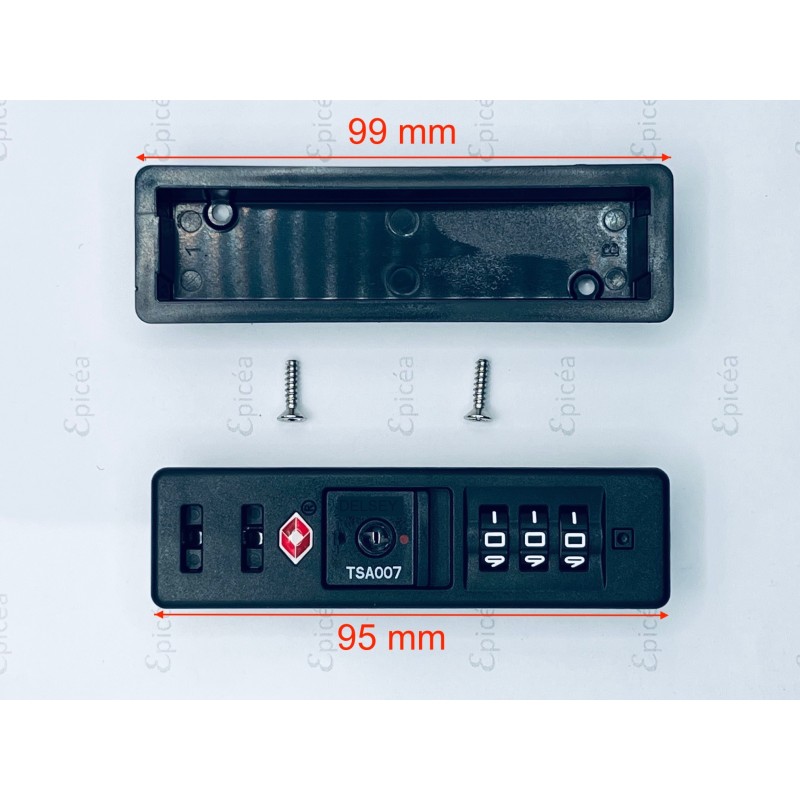 SERRURE CODE TSA PLATE DELSEY