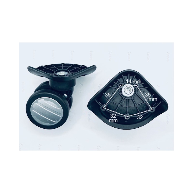 ROUES DELSEY VAVIN (SAUF CABINE 55 CM SANS EXTENSION)(UNE PAIRE)