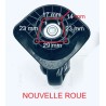 Roues DELSEY D85 (une paire)