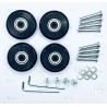 Kit 4 Roulettes adaptables 50 mm