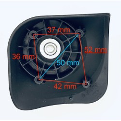 2 Roues adaptables Air Longitude Delsey D1 L (sauf taille cabine 55 cm)