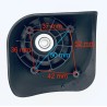 2 Roues adaptables Air Longitude Delsey D1 L (sauf taille cabine 55 cm)